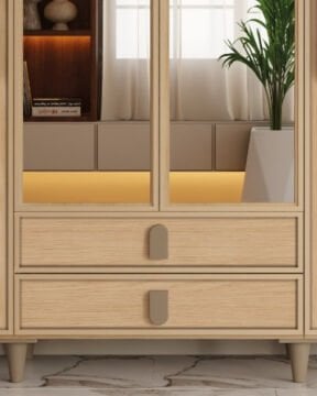 Karanfil 4 Kapaklı Gardrop / Dolap / Komple MDF