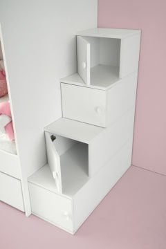 Bulut Ranza 3 Yataklı / Beyaz / %100 MDF