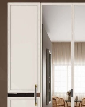 Kardelen 4 Kapaklı Gardrop / Dolap / Komple MDF