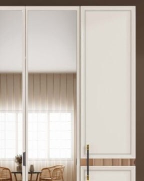 Kardelen 4 Kapaklı Gardrop / Dolap / Komple MDF