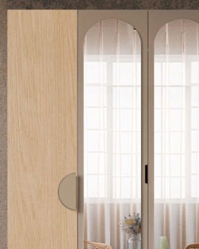 Ladin 4 Kapaklı Gardrop / Dolap / Komple MDF