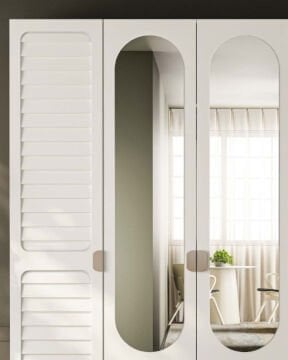 Lavanta 4 Kapaklı Gardrop / Dolap / Komple MDF