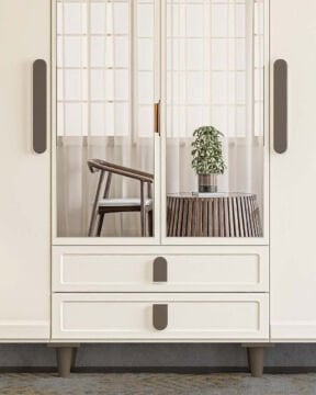 Manolya 4 Kapaklı Gardrop / Dolap / Komple MDF