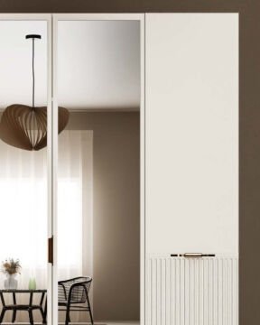 Menekşe 4 Kapaklı Gardrop / Dolap / Komple MDF