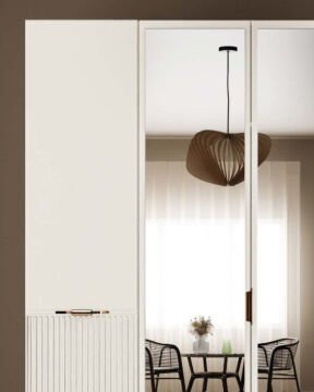 Menekşe 4 Kapaklı Gardrop / Dolap / Komple MDF