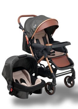 Miracool Bebek Seti/Elit Bebek Arabası/Puset/Prolux Mama Sandalyesi/Pofi Beşik/Uyku Seti/Çanta/Keçe Organizer