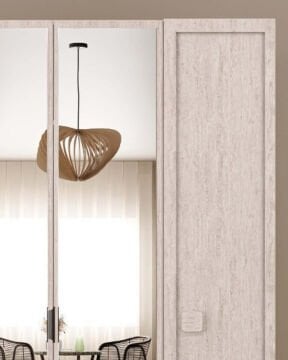 Nilüfer 4 Kapaklı Gardrop / Dolap / Komple MDF