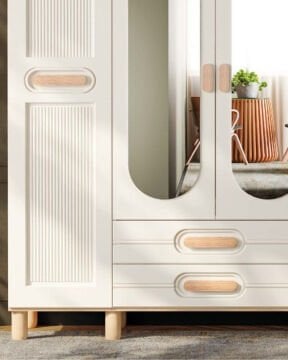 Orkide 4 Kapaklı Gardrop / Dolap / Komple MDF