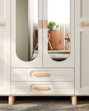 Orkide 4 Kapaklı Gardrop / Dolap / Komple MDF