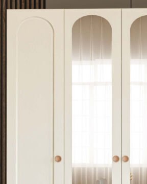 Papatya 4 Kapaklı Gardrop / Dolap / Komple MDF