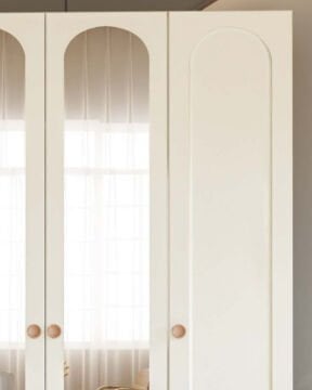 Papatya 4 Kapaklı Gardrop / Dolap / Komple MDF