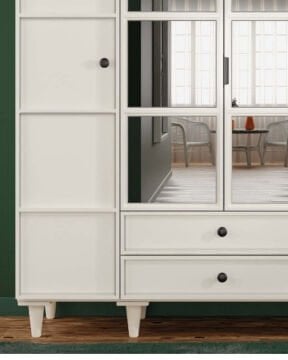 Zambak 4 Kapaklı Gardrop / Dolap / Komple MDF