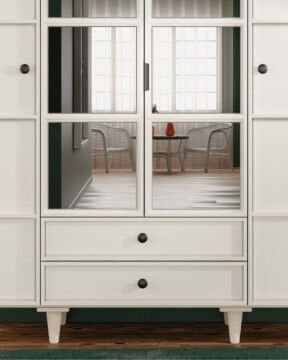 Zambak 4 Kapaklı Gardrop / Dolap / Komple MDF