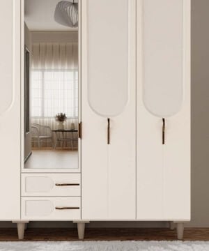 Açelya 5 Kapaklı Gardrop / Dolap / Komple MDF