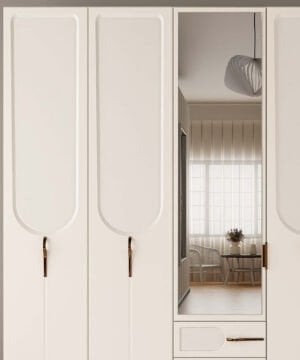 Açelya 5 Kapaklı Gardrop / Dolap / Komple MDF