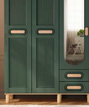 Begonya 5 Kapaklı Gardrop / Dolap / Komple MDF