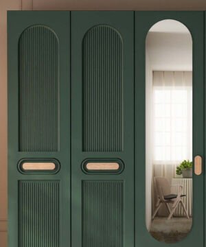 Begonya 5 Kapaklı Gardrop / Dolap / Komple MDF