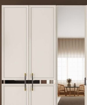 Kardelen 5 Kapaklı Gardrop / Dolap / Komple MDF