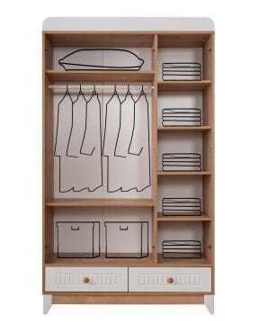 Miracool Paris Meşe Montessori Bebek ve Çocuk Oda Takımı