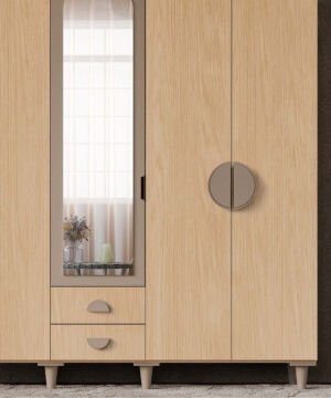 Ladin 5 Kapaklı Gardrop / Dolap / Komple MDF
