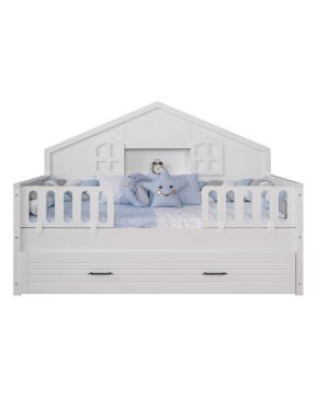 Miracool Panjur Beyaz Montessori Bebek ve Çocuk Oda Takımı