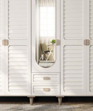 Lavanta 5 Kapaklı Gardrop / Dolap / Komple MDF