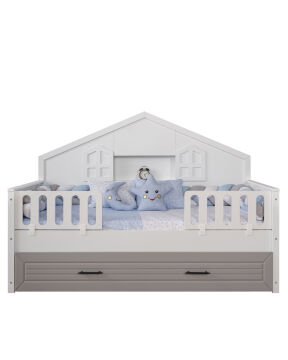 Miracool Ottoman Grey Montessori Bebek ve Çocuk Oda Takımı