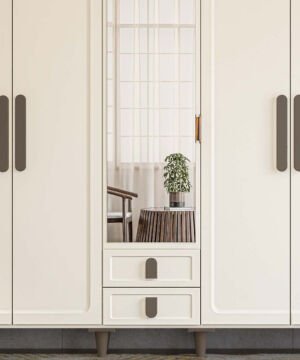 Manolya 5 Kapaklı Gardrop / Dolap / Komple MDF