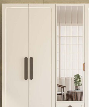 Manolya 5 Kapaklı Gardrop / Dolap / Komple MDF
