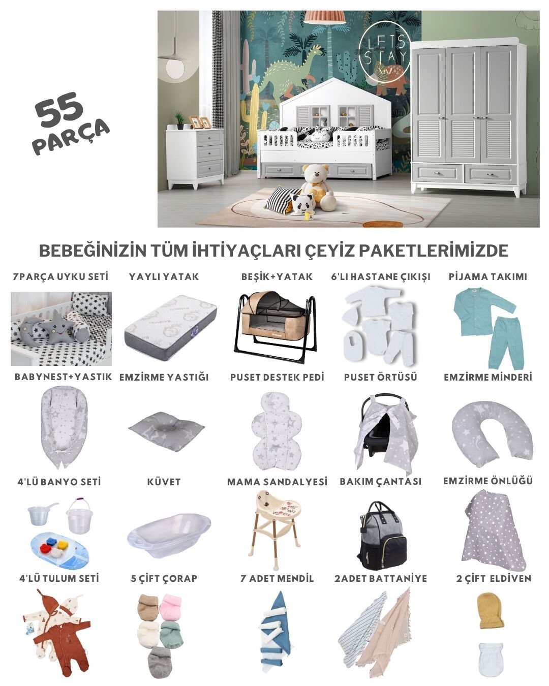 Silver Mia Çeyiz Paketi