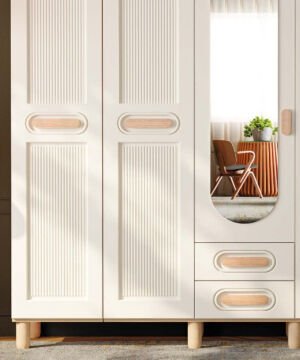 Orkide 5 Kapaklı Gardrop / Dolap / Komple MDF