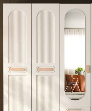 Orkide 5 Kapaklı Gardrop / Dolap / Komple MDF