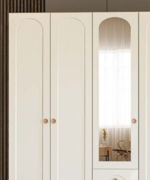 Papatya 5 Kapaklı Gardrop / Dolap / Komple MDF