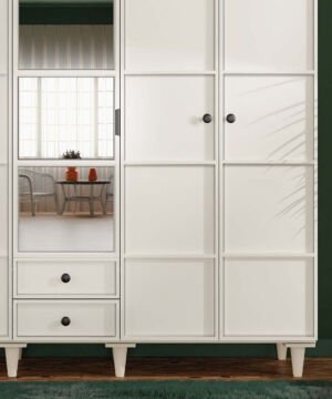 Zambak 5 Kapaklı Gardrop / Dolap / Komple MDF