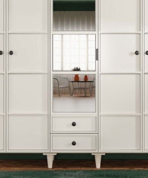 Zambak 5 Kapaklı Gardrop / Dolap / Komple MDF