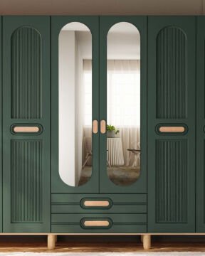 Begonya 6 Kapaklı Gardrop / Dolap / Komple MDF