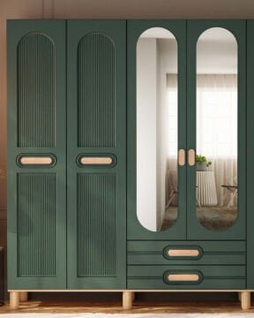Begonya 6 Kapaklı Gardrop / Dolap / Komple MDF