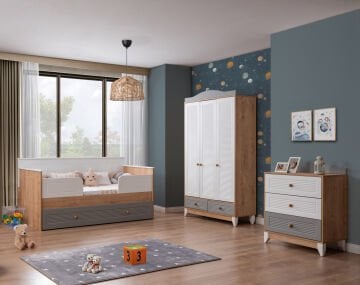 Miracool Palermo Sedir Bebek ve Çocuk Oda Takımı