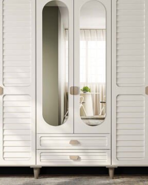 Lavanta 6 Kapaklı Gardrop / Dolap / Komple MDF