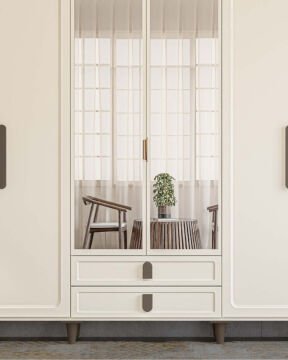 Manolya 6 Kapaklı Gardrop / Dolap / Komple MDF