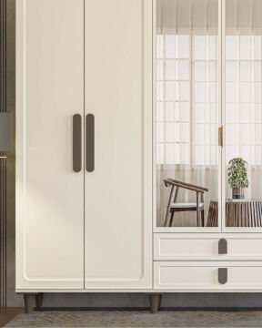 Manolya 6 Kapaklı Gardrop / Dolap / Komple MDF