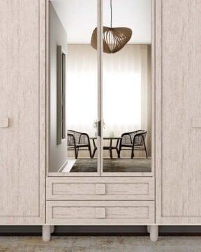 Nilüfer 6 Kapaklı Gardrop / Dolap / Komple MDF