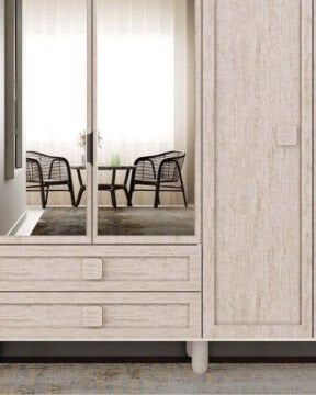 Nilüfer 6 Kapaklı Gardrop / Dolap / Komple MDF