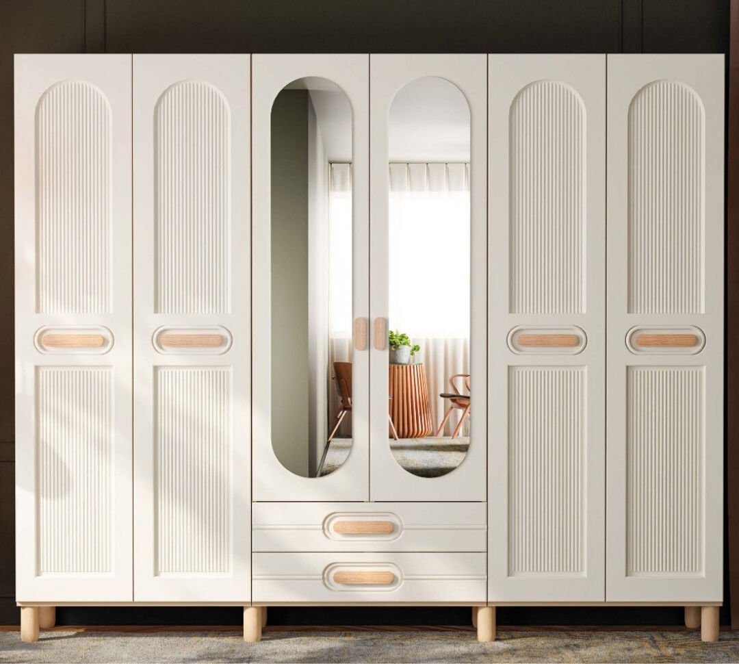 Orkide 6 Kapaklı Gardrop / Dolap / Komple MDF