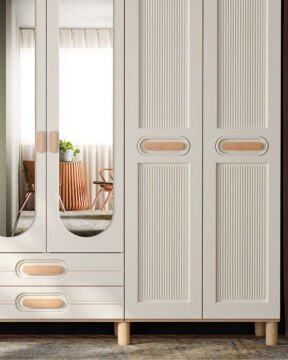Orkide 6 Kapaklı Gardrop / Dolap / Komple MDF
