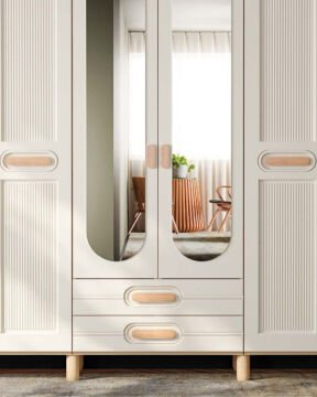 Orkide 6 Kapaklı Gardrop / Dolap / Komple MDF