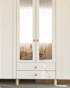 Papatya 6 Kapaklı Gardrop / Dolap / Komple MDF