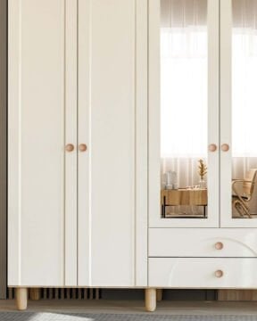 Papatya 6 Kapaklı Gardrop / Dolap / Komple MDF