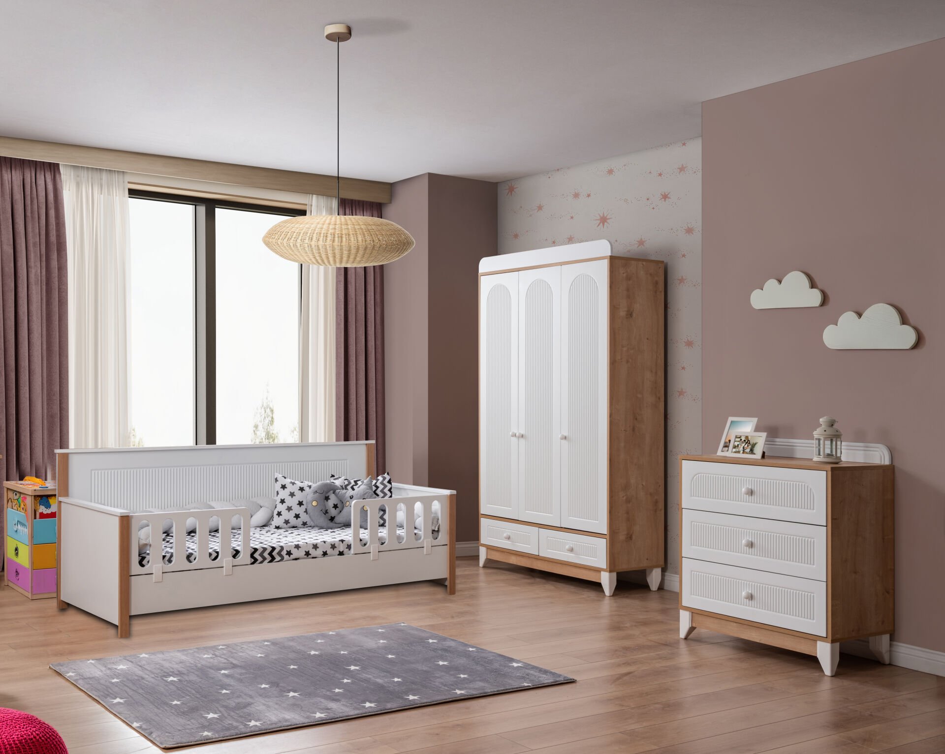 Miracool Mira Meşe Viya Bebek ve Çocuk Odası