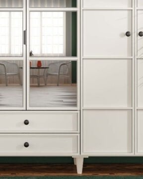Zambak 6 Kapaklı Gardrop / Dolap / Komple MDF